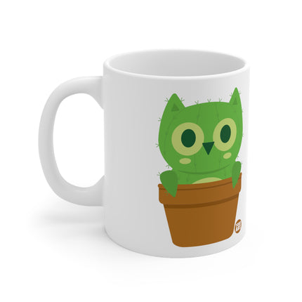 Cactimals Owl Ceramic Mug