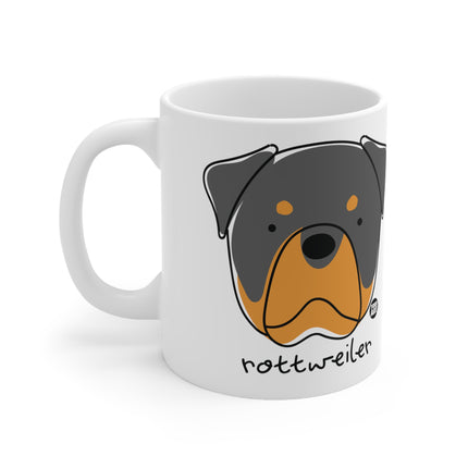 Dog Breeds Rottweiler Ceramic Mug
