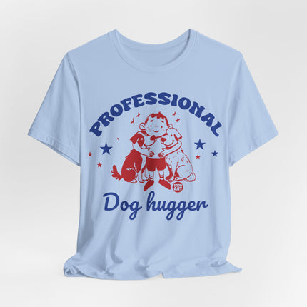 Professional Dog Hugger Boy Tshirt