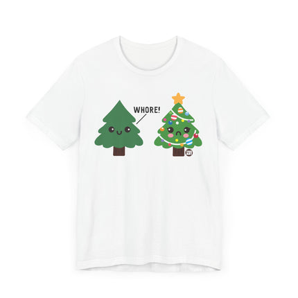 Funny "WHORE XMAS TREE"  ChristmasTee Shirt