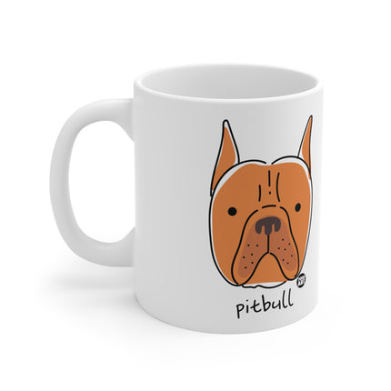 Dog Breeds Pitbull Ceramic Mug