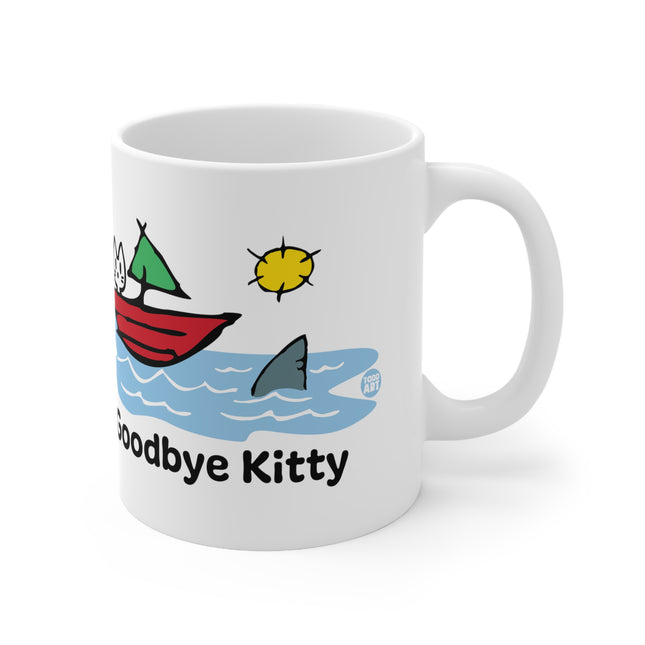 Goodbye Kitty Shark Ceramic Mug