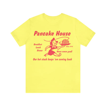 Retro Pancake House Unisex Short Sleeve Tee