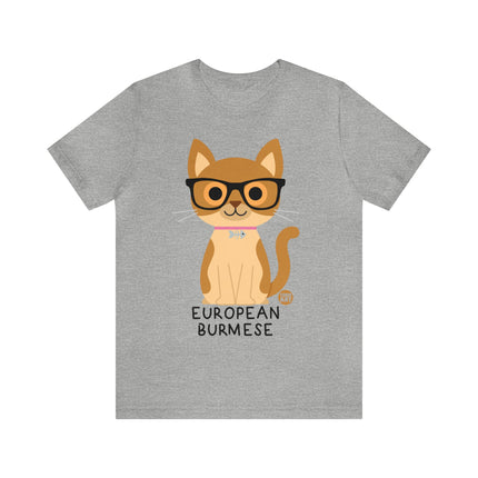 Bow Wow Meow European Burmese Unisex Tee