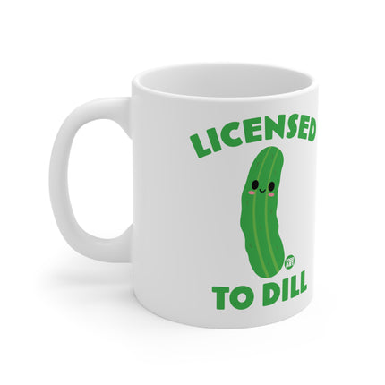 Licensed to Dill Pickle Ceramic Mug