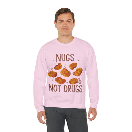 Nugs Not Drugs Chicken Nugget Crewneck Sweatshirt