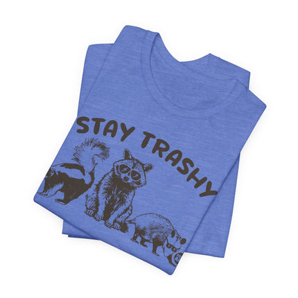 Stay Trashy Racoon Tee, Funny Trashy Animal Tshirt