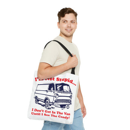 Not Stupid Candy First Candy Van Tote Bag