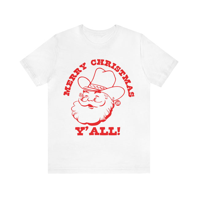 Merry Christmas Ya'll Santa Unisex Tee