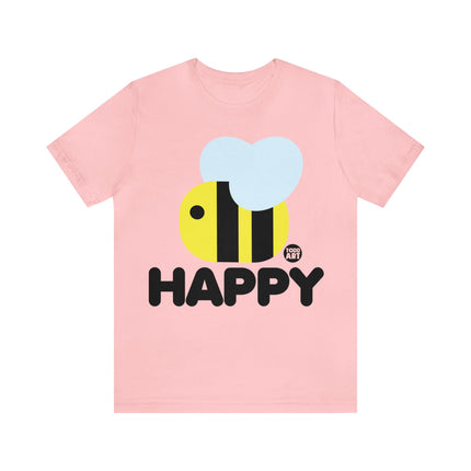 Be Happy Bee Unisex Tee