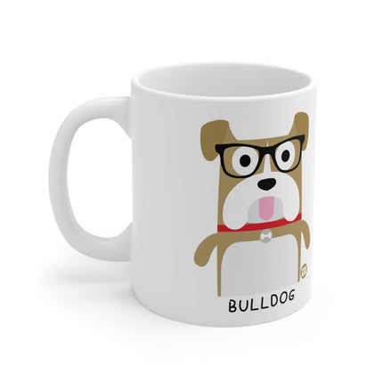 Bow Wow Meow Bulldog Ceramic Mug