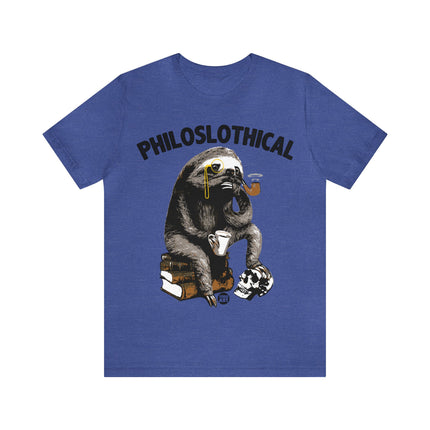 Philoslothical Sloth Unisex Short Sleeve Tee