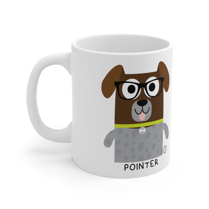 Bow Wow Meow Pointer Ceramic Mug