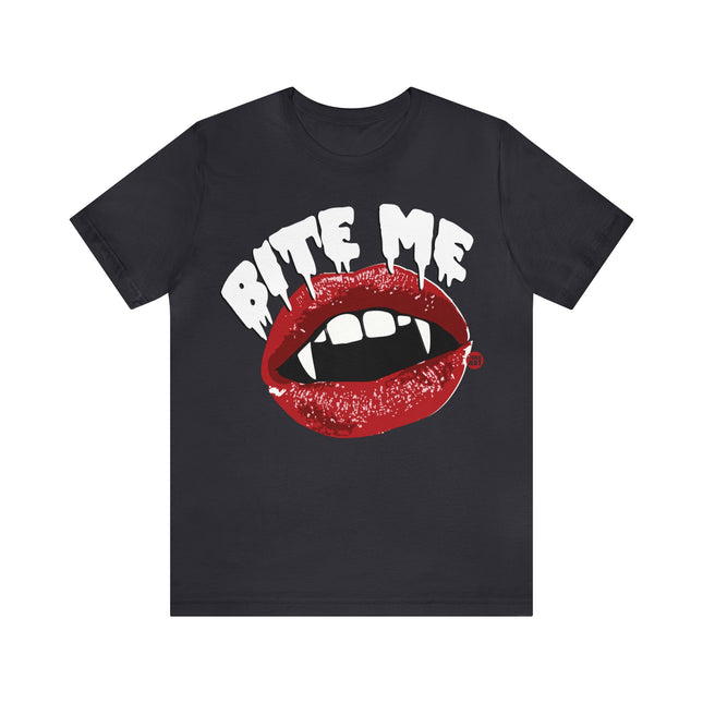 Bite Me Vampire Teeth Unisex Tee