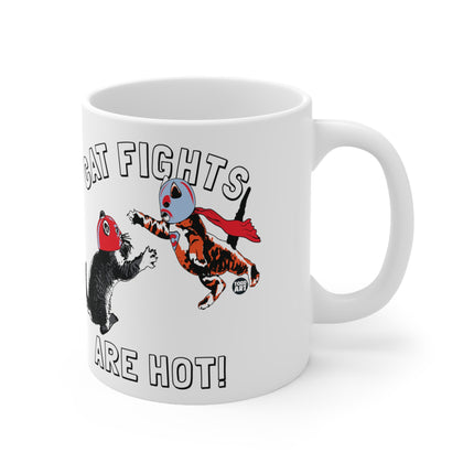 Cat Fights Hot Ceramic Mug