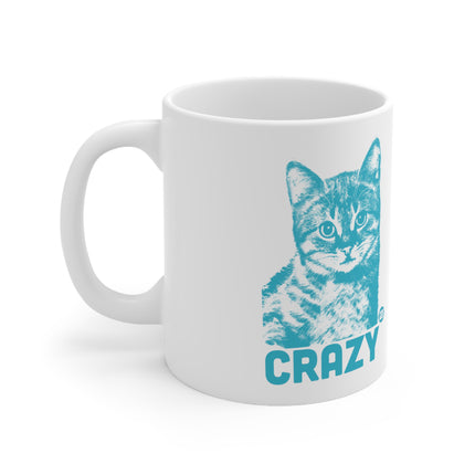 Crazy Cat Ceramic Mug