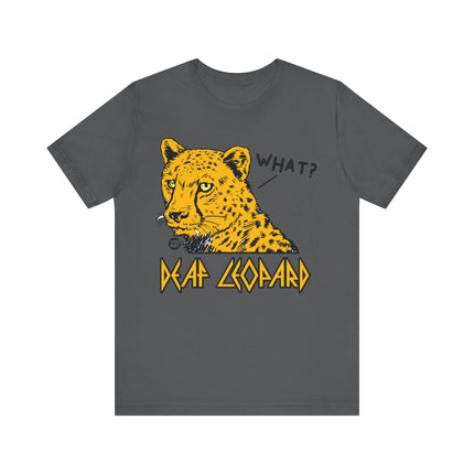 Deaf Leopard Tee, Deaf Leopard Pun Tshirt