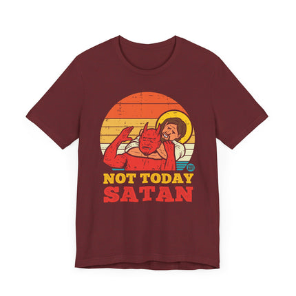 Funny "NOT TODAY SATAN" JESUS Tee Shirt