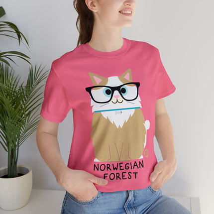 Bow Wow Meow Norwegian Forest Unisex Tee