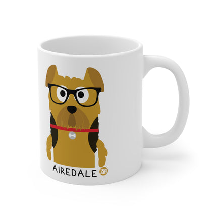 Bow Wow Meow Airedale Ceramic Mug