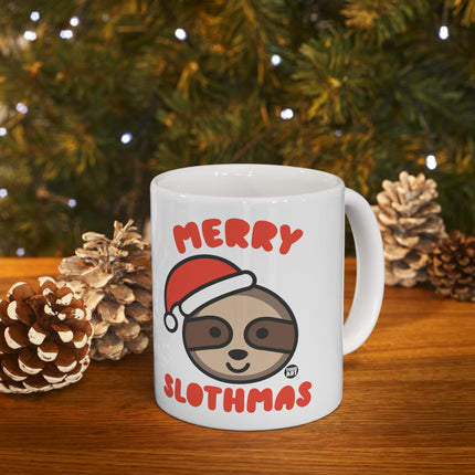 Merry Slothmas Christmas Ceramic Mug