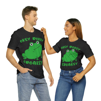 Oakey Dokey Croakey Unisex Short Sleeve Tee