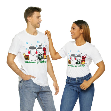 Seasons Greetings Christmas Unisex Tee