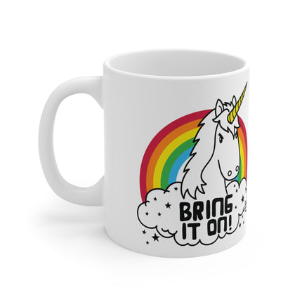 Bring it On Unicorn Ceramic Mug