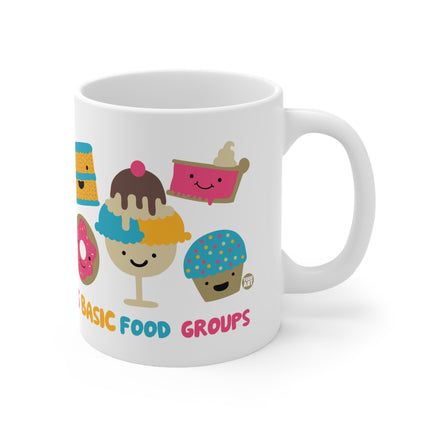 5 Basic Food Groups Ceramic Mug