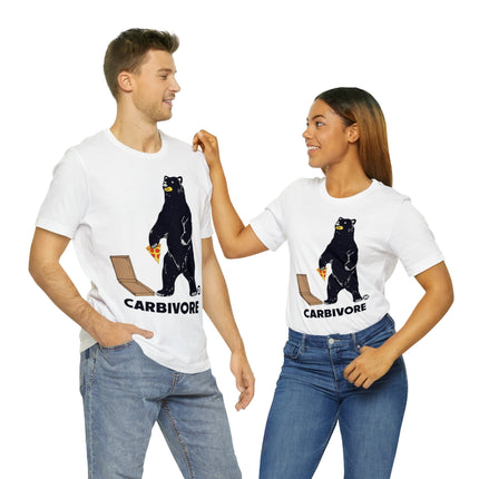 Carbivore Pizza Bear Unisex Tee