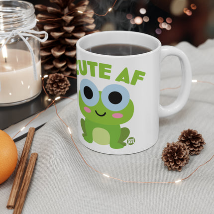 Cute AF Frog Ceramic Mug