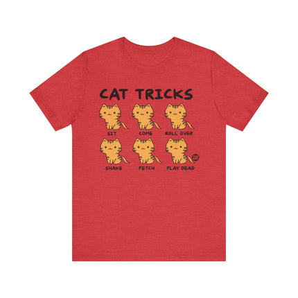 Cat Tricks Tee, Funny Cat Tees, Funny Cat Owner Tshirt