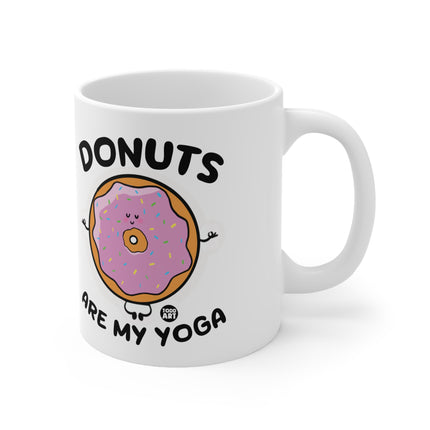 donuts yoga Ceramic Mug