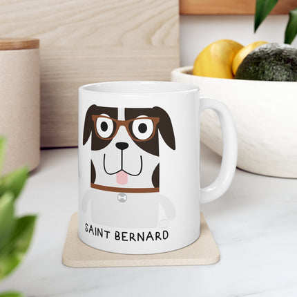 Bow Wow Meow Saint Bernard Ceramic Mug