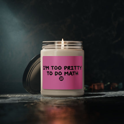 Too Pritty Math Scented Soy Candle, 9oz