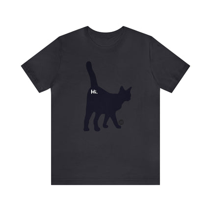 Cat Butt Hi Unisex Short Sleeve Tee