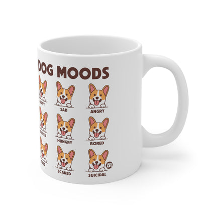 Dog Moods Ceramic Mug