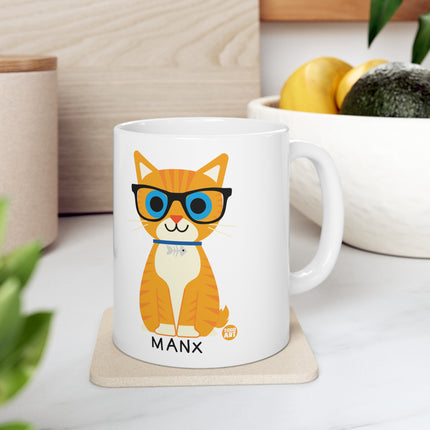 Bow Wow Meow Manx Coon Ceramic Mug