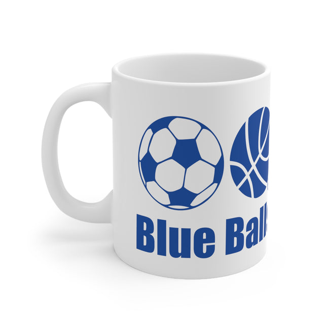 Blue Balls Ceramic Mug