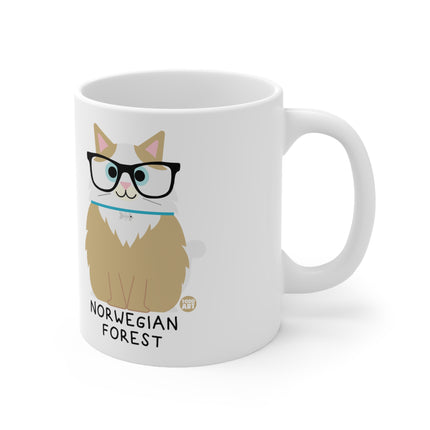 Bow Wow Meow Norwegian Forest Ceramic Mug