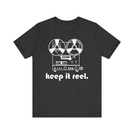 Keep It Reel 90s Vibes Tshirt, Keep It Real Pun Tee