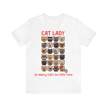 Cat lady So Many Cats Unisex Tee