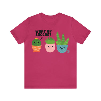 What Up Succas Unisex Short Sleeve Tee