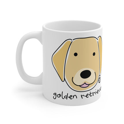 Dog Breeds Golden Retriever Ceramic Mug