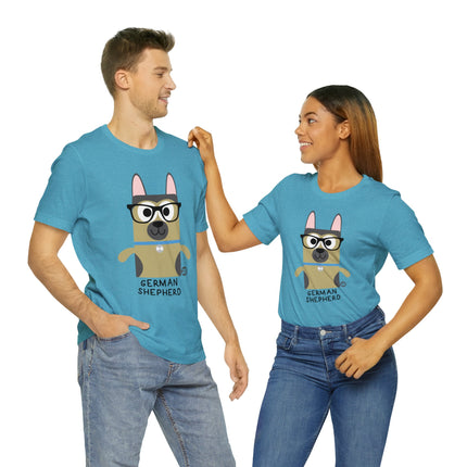 Bow Wow Meow German Shepherd Unisex Tee