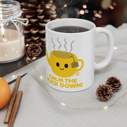 Calm Fuck Down Ceramic Mug