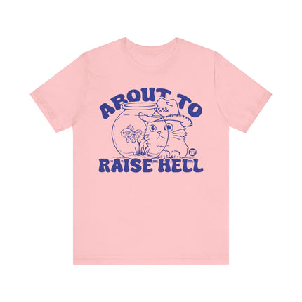 About To Raise Hell Tshirt