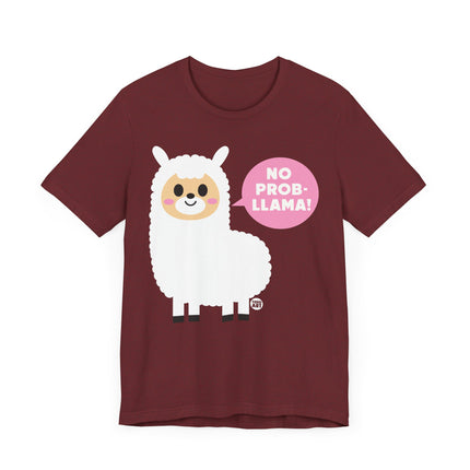 Cute "NO PROB LLAMA" Tee Shirt