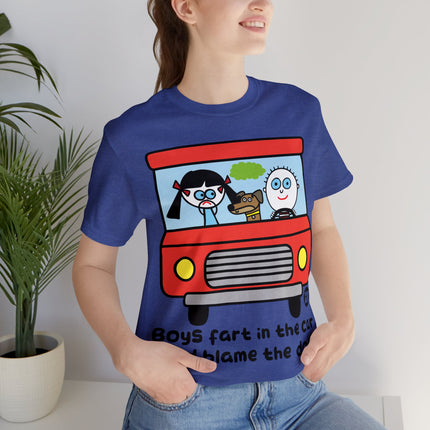 Boys Far in Cars Unisex Short Sleeve Tee