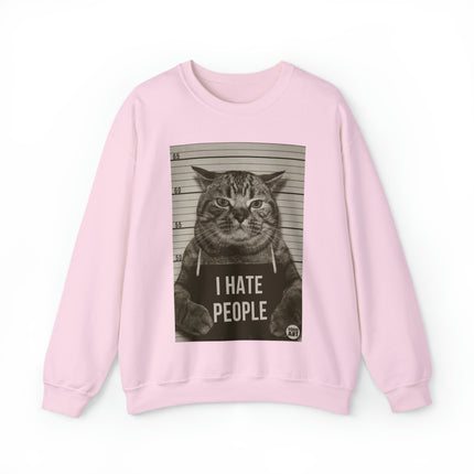 I Hate People Cat Crewneck Sweatshirt